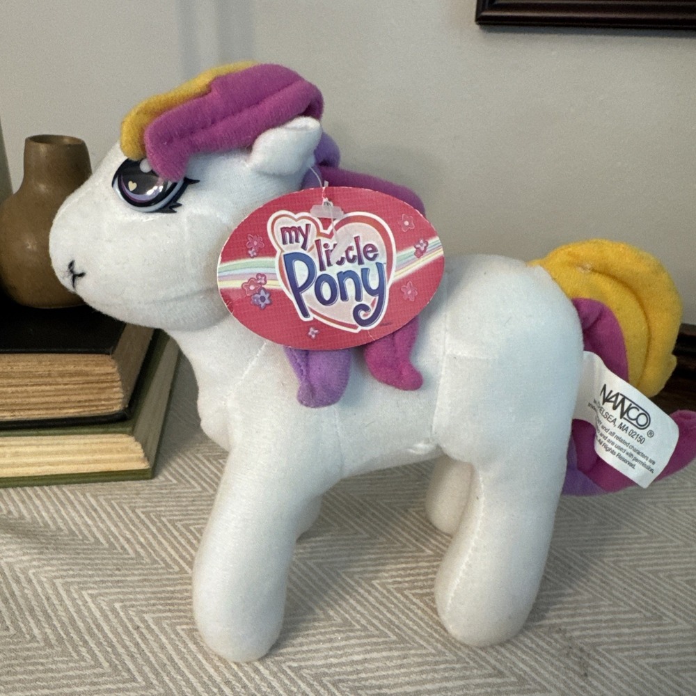 My Little Pony Sunny Daze Horse Plush With Tag MLP 2003 Nanco Hasbro